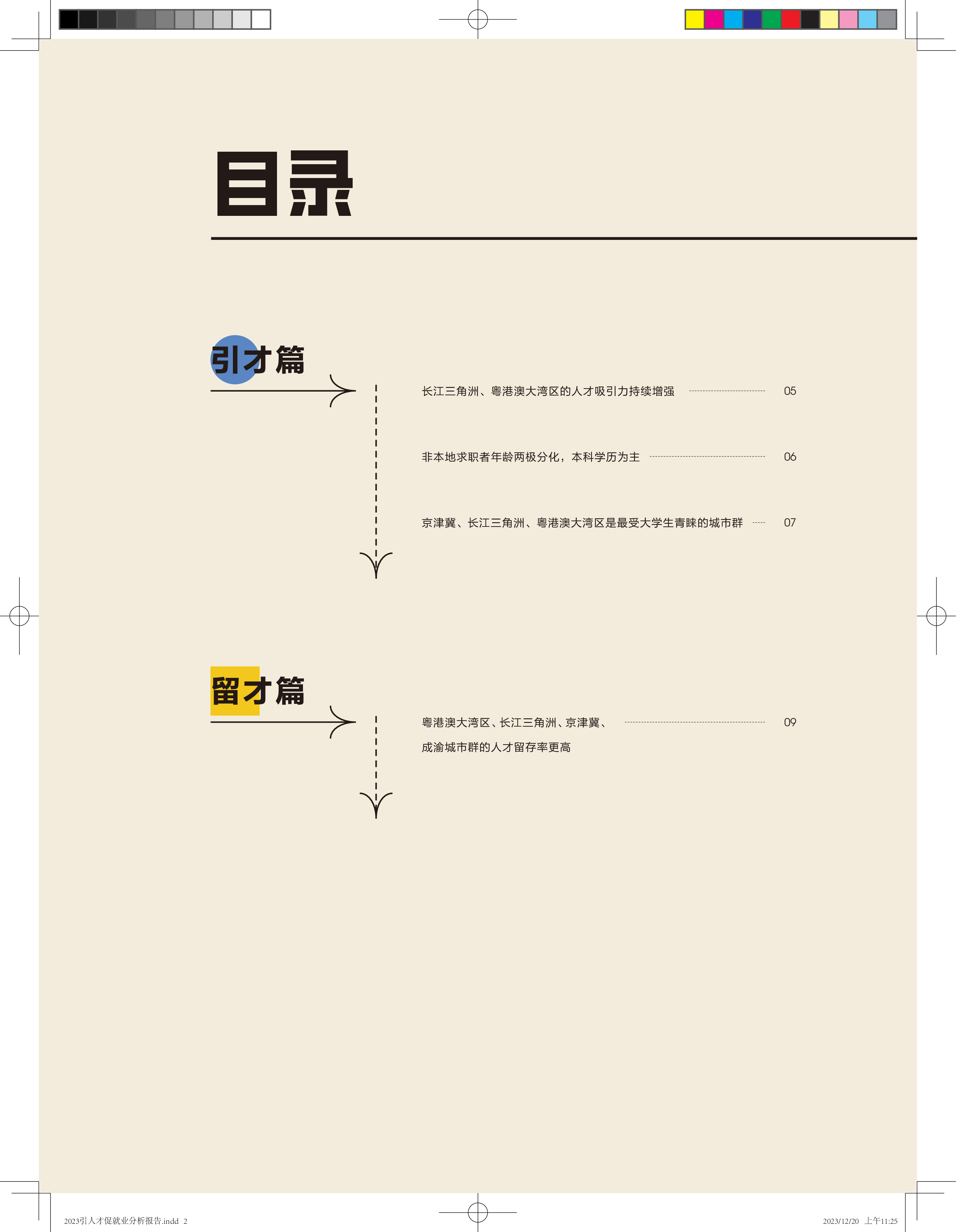 智联招聘2023引人才促就业-中国城市大数据分析报告17页